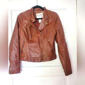 American Rag Faux Leather Jacket Small